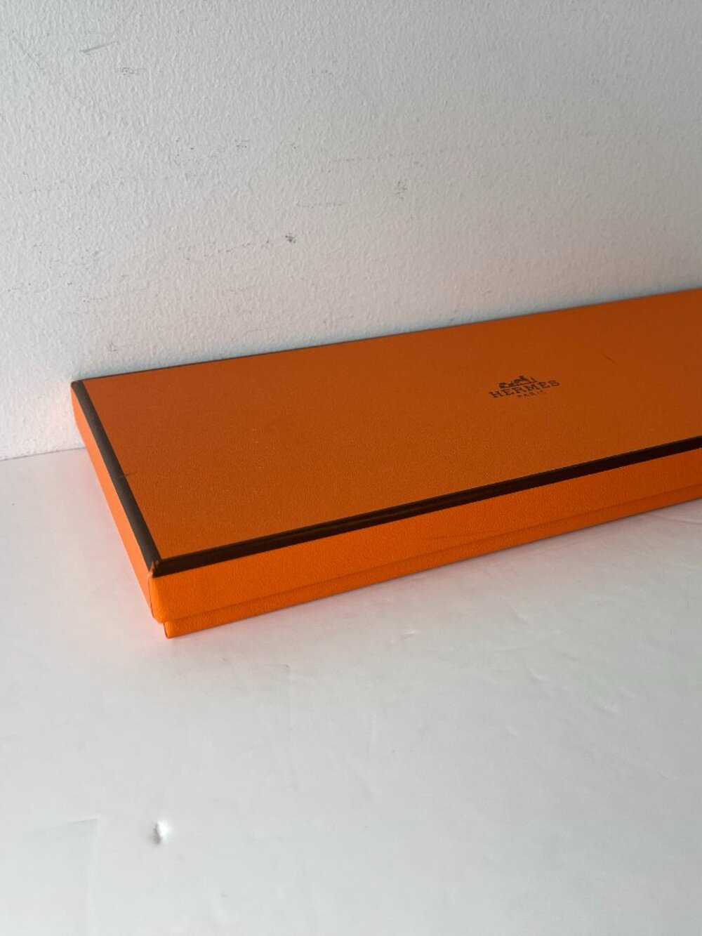 Authentic Hermes Orange Empty Box 10"x4"x1" /25 x 11 x 4 cm